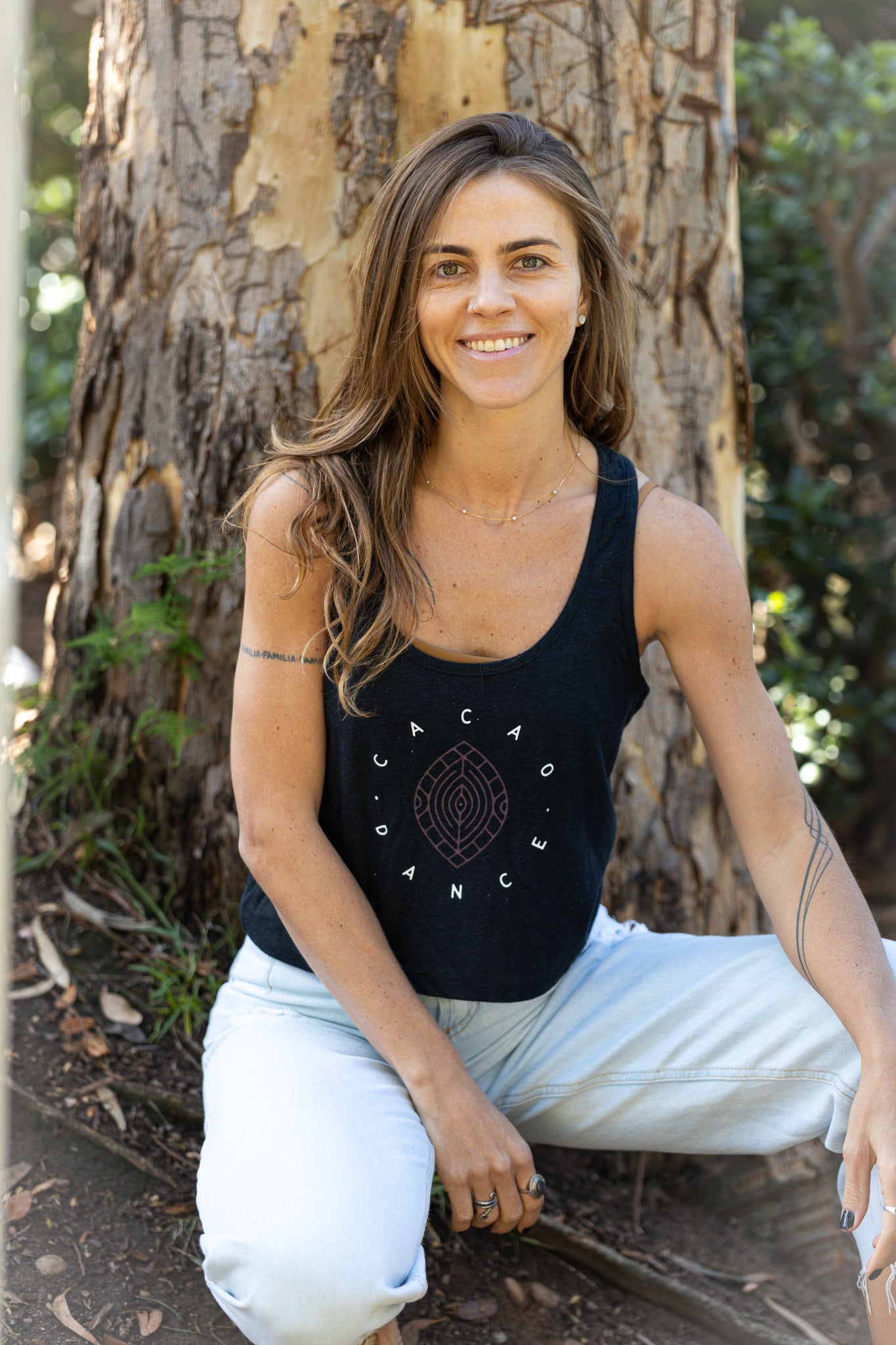 Cacao Dance Circular Tank Top