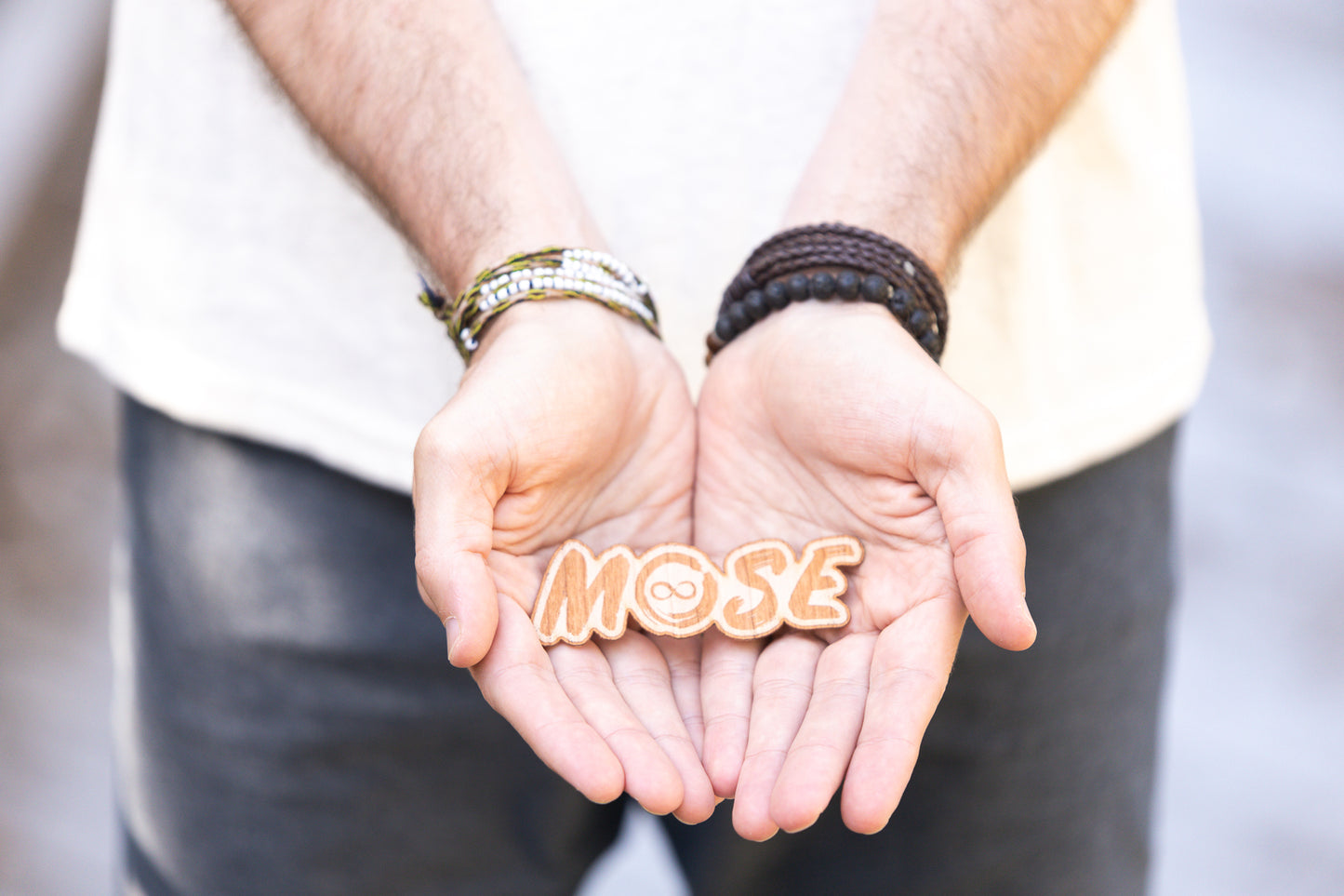 MOSE Logo Wooden Sticker