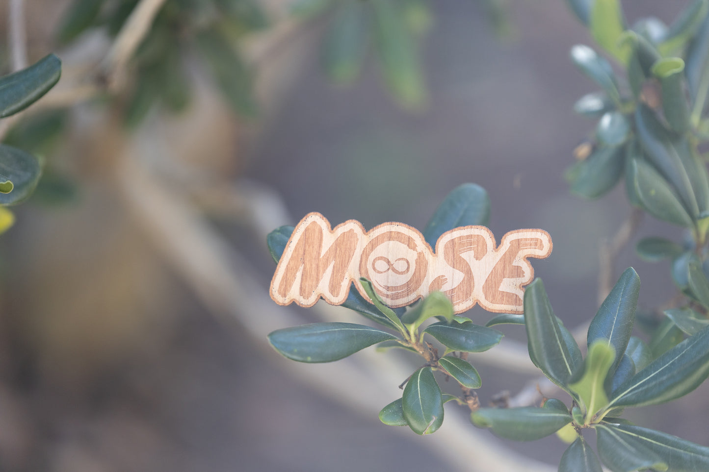 MOSE Logo Wooden Sticker